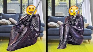 9 Life Hacks with PLASTIC BAGS - EASY and FUNNY