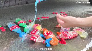 Experiment Car vs Coca Cola, Fanta, Pepsi, Sprite vs Mentos | Crushing Crunchy & Soft Things by Car