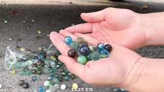 Experiment Car vs 1000 Marbles | Crushing Crunchy & Soft Things by Car | Test Ex