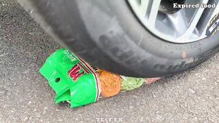 Crushing Crunchy & Soft Things by Car | Experiment: Coca Cola and Mentos and Baking Soda | Test Ex