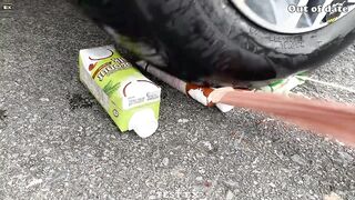 Crushing Crunchy & Soft Things by Car | Experiment: Coca Cola and Mentos and Baking Soda | Test Ex