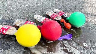 Experiment Car vs Coca Cola vs Balloons vs Mentos | Crushing Crunchy & Soft Things by Car | Test Ex