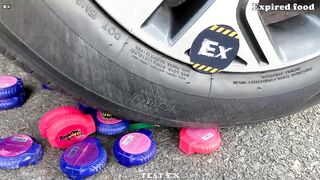 Experiment Coca Cola vs Fanta vs Orbeez vs Mentos | Crushing Crunchy & Soft Things by Car | Test Ex