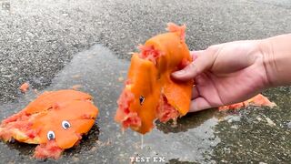 Experiment Car vs Annoying Orange, Doodles Orange | Crushing Crunchy & Soft Things by Car | Test Ex