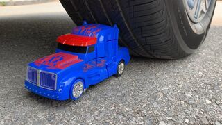 Experiment Car vs Transformers Car Toys | Crushing Crunchy & Soft Things by Car | Test Ex