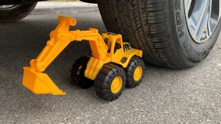 Experiment Car vs Excavator Toys | Crushing Crunchy & Soft Things by Car | Test Ex