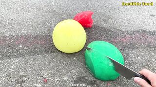 Experiment Car vs Colored Watermelon Jelly | Crushing crunchy & soft things by car | Test Ex