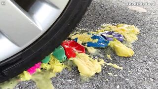 Experiment Car vs Toys | Crushing crunchy & soft things by car | Test Ex
