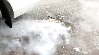 Experiment Car vs Pepsi and Mentos | Crushing crunchy & soft things by car | Test Ex
