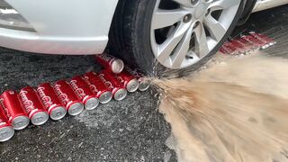Experiment Car vs Coca Cola | Crushing crunchy & soft things by car | Test Ex