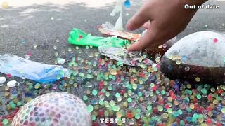 Experiment Car vs Coca, Fanta, Mirinda Balloons | Crushing Crunchy & Soft Things by Car | Test #51