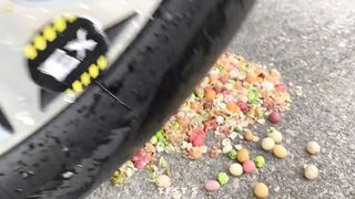 Experiment Car vs Water Balloons, Coca Fanta Mentos | Crushing Crunchy & Soft Things by Car | Test S