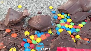 Experiment Car vs Candy and Chocolate Challenge | Crushing Crunchy & Soft Things by Car | Test S