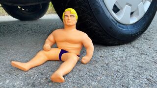 EXPERIMENT: CAR vs STRETCH ARMSTRONG - Crushing Crunchy & Soft Things by Car!
