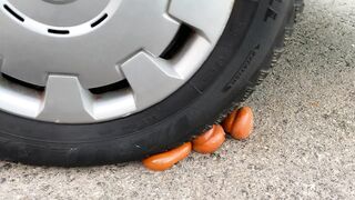 EXPERIMENT: CAR vs STRETCH ARMSTRONG - Crushing Crunchy & Soft Things by Car!