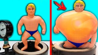 GIANT STRETCH ARMSTRONG IN VACUUM CHAMBER!