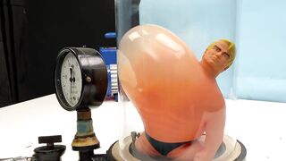 GIANT STRETCH ARMSTRONG IN VACUUM CHAMBER!