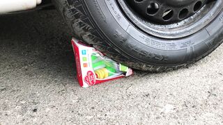 EXPERIMENT CAR vs FACEBANK - Crushing Crunchy & Soft Things by Car!