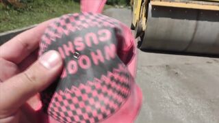 EXPERIMENT: ROAD ROLLER vs 100 WHOOPEE CUSHION