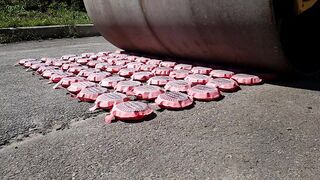 EXPERIMENT: ROAD ROLLER vs 100 WHOOPEE CUSHION