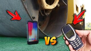 EXPERIMENT: ROAD ROLLER vs NOKIA 3310 vs EXWORLD'S TOP INDESTRUCTIBLE PHONE