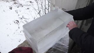 EXPERIMENT: GIANT BLOCK OF ICE VS WORLD'S TOP INDESTRUCTIBLE PHONE
