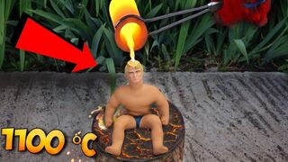 EXPERIMENT: LAVA VS STRETCH ARMSTRONG