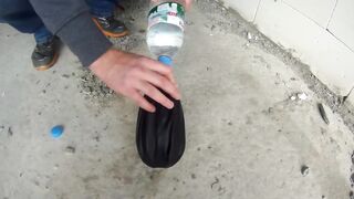 WHAT HAPPENS IF YOU PUT DRY ICE IN A PLASTIC BOTTLE?