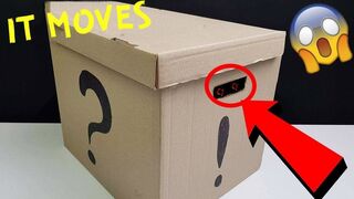 WHAT'S in THE BOX CHALLENGE?! it moves..