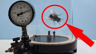 WHAT HAPPENS WHEN YOU PUT A FLY IN A VACUUM CHAMBER?!? WILL IT SURVIVE?!?