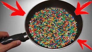 WHAT IF TO FRY ORBEEZ BALL ?! CRAZY POPCORN SRYLE !!!