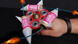 THE FASTEST FIDGET SPINNER IN THE WORLD!!! 1000 MPH WITH A JET ENGINE!!!