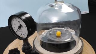 VACUUM CHAMBER EXPERIMENTS: ANTI STRESS TOYS - BALL, EGG & POOP