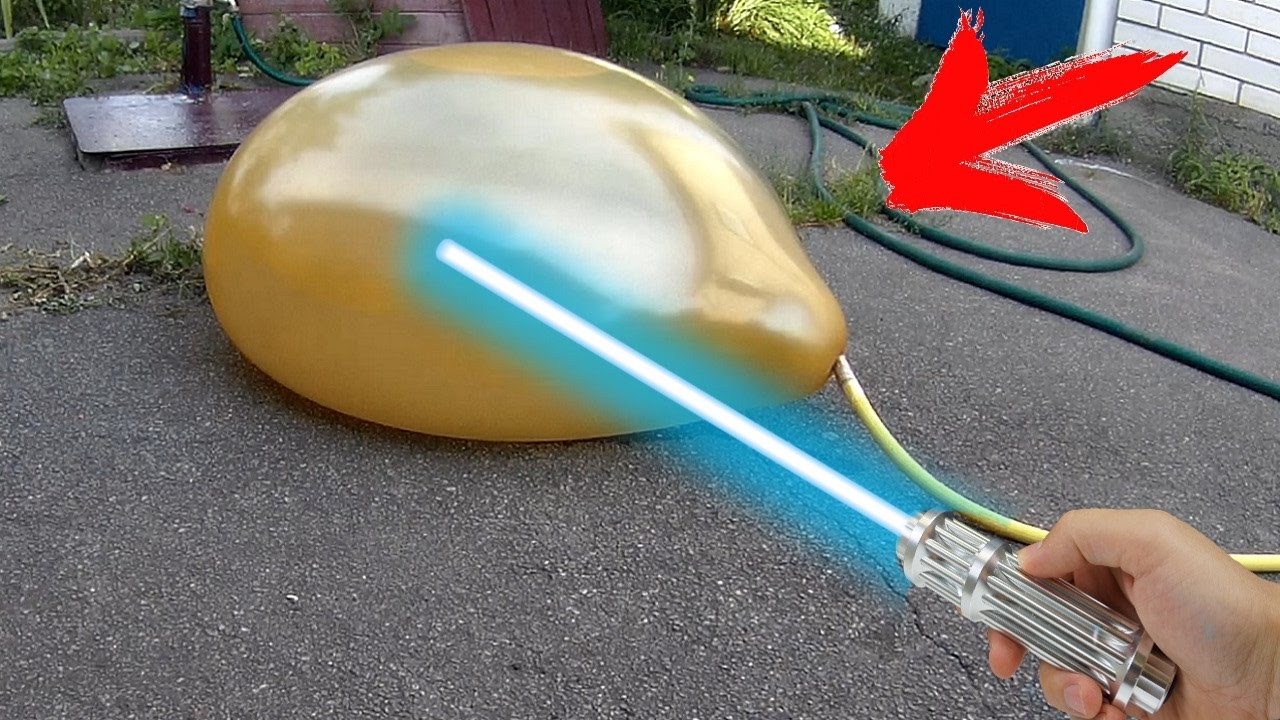 GIANT WATER BALLOON VS POCKET LASER VS PNEUMATIC RIFLE EPISODE 2!