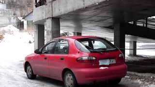 WHAT WILL HAPPEN IF YOU THROW A WATERMELON ON a CAR with 5 floors ?!