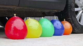 EXPERIMENT Car vs Orbeez Balloons | Crushing Crunchy & Soft Things by Car!