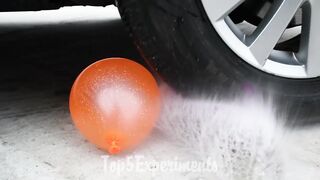 Crushing Crunchy & Soft Things by Car! Experiment Car vs LEGO Jelly & Pepsi Balloons