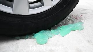 Crushing Crunchy & Soft Things by Car! Experiment Car vs LEGO Jelly & Pepsi Balloons