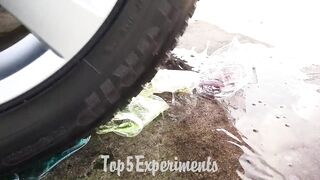 Experiment Car vs Light Bulbs & Balloons | Crushing Crunchy & Soft Things by Car!
