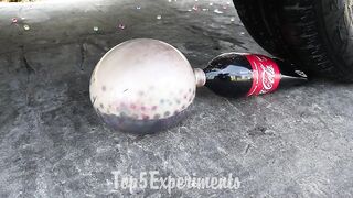 Crushing Crunchy & Soft Things by Car! EXPERIMENT: Car vs Orbeez Balloons