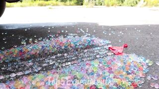 Experiment: Car vs Orbeez in Balloons | Crushing Crunchy & Soft Things by Car!