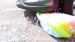 Experiment: Car vs Orbeez in Balloons | Crushing Crunchy & Soft Things by Car!