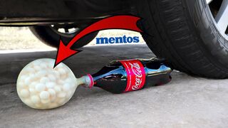 Crushing Crunchy & Soft Things by Car | Experiment: Car vs Coca Cola and Mentos