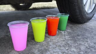 Experiment: Car vs Colored Cups 