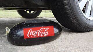 Experiment: Car vs Coca Cola in Condom 