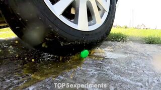 Experiment Car vs Orbeez in a Pool | Crushing Crunchy & Soft Things by Car!