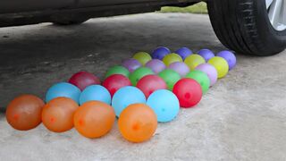 EXPERIMENT Car VS Water Balloons | Crushing Crunchy & Soft Things by Car
