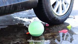 Experiment Car vs Coca Cola with Balloons | Crushing Crunchy & Soft Things by Car!