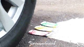 EXPERIMENT Water Balloons VS Car | Crushing Crunchy & Soft Things by Car