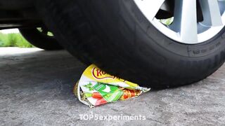FLORAL FOAM vs Car Experiment. Crushing Crunchy & Soft Things by Car